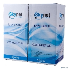 Кабель SkyNet Standart FTP outdoor 4x2x0,48, медный, FLUKE TEST, кат.5e, однож., 305 м, box, черный