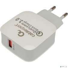 Сетевое зарядное устройство Cablexpert MP3A-PC-40 18Вт, 3А, QC3.0, 1xUSB,,черный, пакет