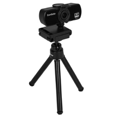 Веб-камера ExeGate Stream C940 2560x1440, 30 кадр/с, USB Type-A, микрофон (шумоподавление), универсальное крепление, штатив в комплекте