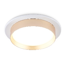 Светильник Ambrella light TN5226 WH/GD белый/золото GX53 max 12W D110*35
