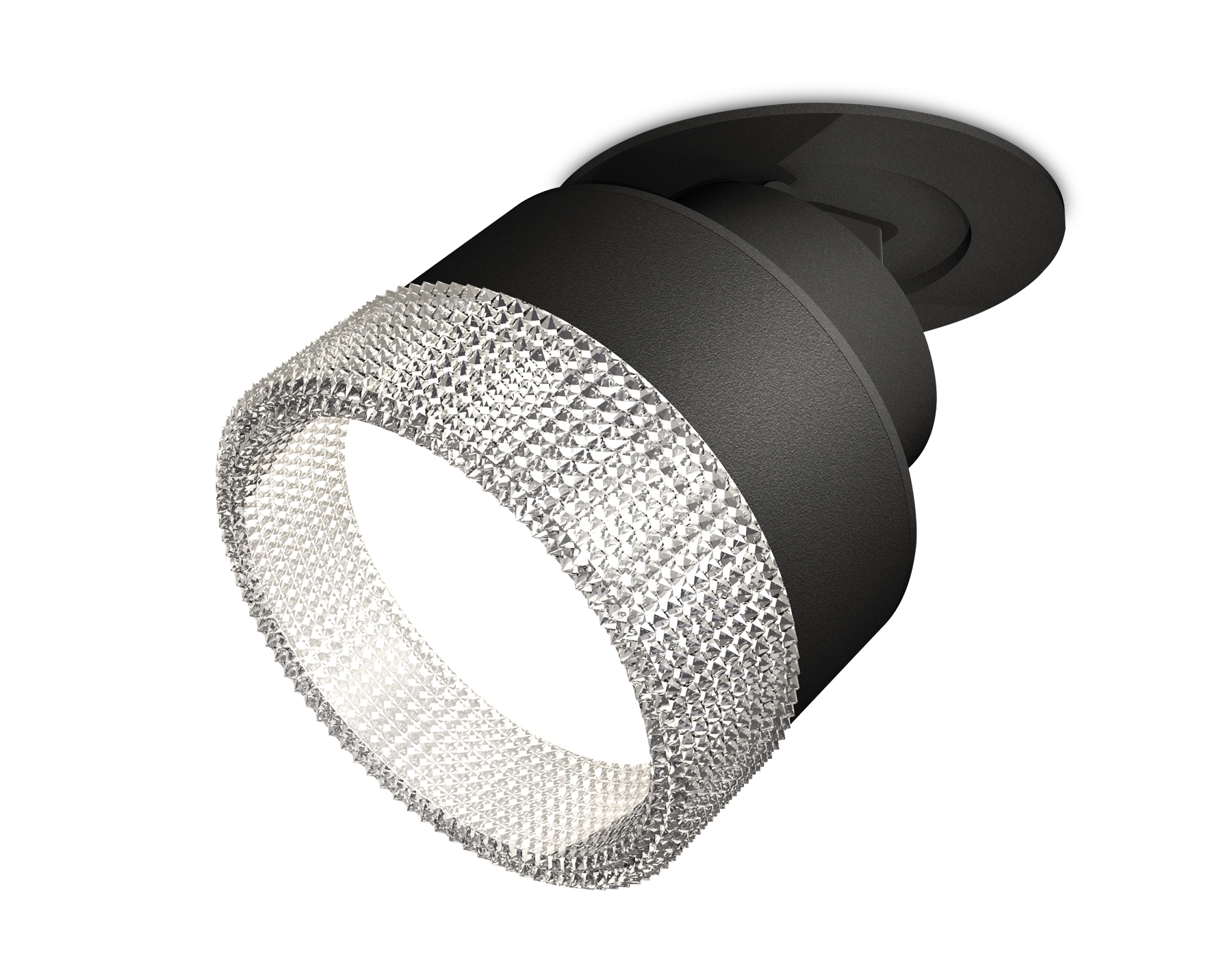 Светильник Ambrella Light XM8102540 SBK/CL черный песок/прозрачный GX53 (A2242, A2106, C8102, N8480)