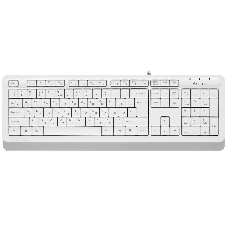 Комплект клавиатура+мышь A4Tech FStyler F1010 проводной, USB, 1600 DPI, белый/серый