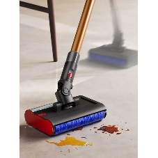 Пылесос вертикальный Dyson Pencil Wash оранжевый, питание от аккумулятора, 50 Вт, уборка влажная, пылесборник 0.34 л