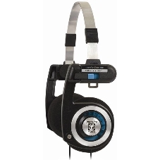 Проводные наушники KOSS Porta Pro Classic черный/голубой, накладные, проводной, складная конструкция