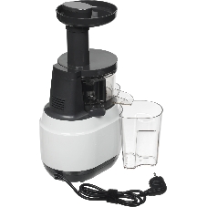Соковыжималка Moulinex ZU150110 белый/черный, шнековая вертикальная, 150 Вт, 800 мл, электронное, реверс