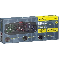 Клавиатура проводная Defender Ultra HB-330L RU, USB, черный