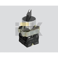 Переключатель LAY5-BJ33 на 3 полож. черный I-O-II дл. ручка IEK BSW70-BJ-3-K02
