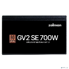 Блок питания Zalman ZM700-GV2SE 700 Вт, 80 PLUS BRONZE, 120 мм, немодульный, черный