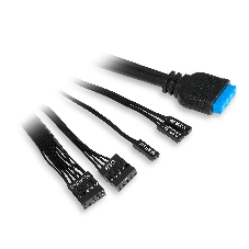 Компьютерный корпус без блока питания HSPD M530, Mesh Mid Tower, Black, TG, 0.4 SPCC, no fans ATX, mATX, mITX 155/290/200mm 2x2.5