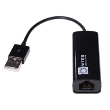 Адаптер USB Ethernet Кабель-адаптер USB2.0 -> RJ45 10/100 Мбит/с, 10см. 5bites UA2-45-02BK