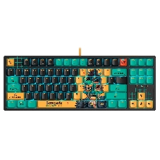 Клавиатура A4Tech Bloody AT87 Renegade проводная USB черный/зеленый