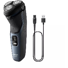 Бритва электрическая Philips S3144/00 черный/синий