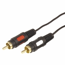 Шнур Rexant Стерео 3,5 мм - 2 RCA длина 1,5 метра (GOLD)