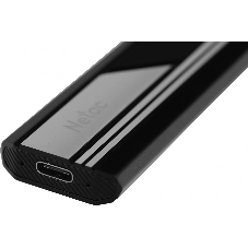 Внешний SSD Netac ZX10, 2TB, USB 3.2 Gen 2 Type-C, R/W 1050/1050, черный