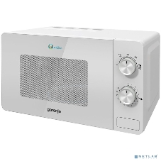 Микроволновая печь Gorenje MO20E1W2 белый, 20 л, 800 Вт, переключатели - поворотный механизм