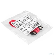 Кабель SATA ExeGate EX-CC-SATADATA-0.8L (7pin/7pin, металлические защелки, 0,8м)