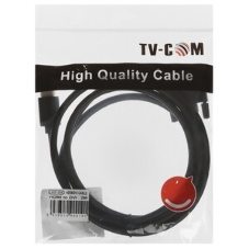Кабель HDMI to DVI-D (19M -25M) 2м, TV-COM, 2 фильтра LCG135F-2M