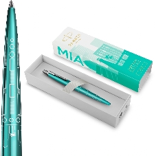 Ручка шариковая Parker Jotter Miami K179 (2221602) бирюзовый M син. черн. подар.кор.