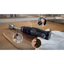 Блендер погружной Bosch MSM4B620 черный, 1000 Вт, плавная регулировка