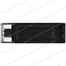 Флешка USB Kingston DataTraveler DT70 (DT70/64Gb), 64Gb, USB Type-C 3.2, R/W 70/45, черный