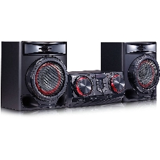 Мини-аудиосистема LG CJ44 черный 480Вт FM USB BT