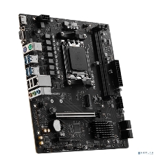 Материнская плата MSI PRO B650M-B, AM5, AMD B650, 2xDDR5, 4xSATA, 1xM.2, 1xPCI-E 4.0 x16, 1xPCI-E 4.0 x1, 1xHDMI, 1xVGA, 1x2.5Gb LAN, 2xUSB 2.0, 4xUSB 3.2 Gen 1, 3x3.5 мм, 7.1, Micro-ATX