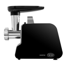 Мясорубка электрическая Centek CT-1603 черный, 2000 Вт, 2.0 кг/мин, реверс, защита от перегрузки, насадки - 4