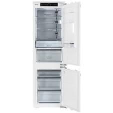 Встраиваемый холодильник Gorenje NRKI517E82WF, полезный объем 244 л, электронное управление, цифровой дисплей, автоматическое размораживание No Frost, быстрое замораживание, интенсивное охлаждение, зона свежести с контролем влажности, инверторный компрессор, энергоэффективность А+