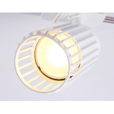 Трековый однофазный светильник Ambrella light GL5157 WH белый GU10 D60*120