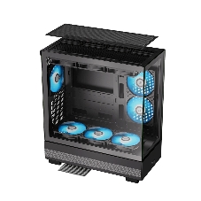 Корпус PcCooler C3Q500 BK черный без БП ATX 9x120мм 5x140мм 2xUSB3.0 audio bott PSU