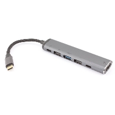 Кабель Type-C на HDMI + USB 3.1 + Type-C + USB 2.0 x2 + PD