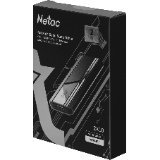 Внешний SSD Netac ZX10, 2TB, USB 3.2 Gen 2 Type-C, R/W 1050/1050, черный