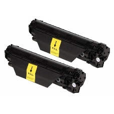 Картридж лазерный Cactus CS-CE285AD черный, комплект 2х1600 стр., для HP LJ P1102/P1102W/M1130/M1132