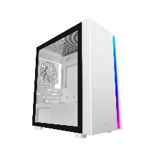 Компьютерный корпус без блока питания PCCooler LM300 ARGb WH, Tempered Glass Mid Tower, белый, ABS, TG, SPCC, 1x120мм ARGb mATX, ITX 170/330/mm 2x2.5