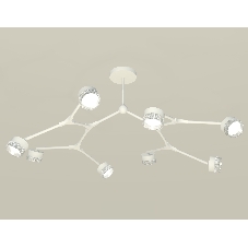 Светильник Ambrella light XB9059201/8 SWH/CL белый песок/прозрачный GX53 (C9059, N8480)