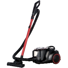 Пылесос Bosch BGS41POW1 черный/красный, 350/700 Вт, уборка сухая, пылесборник контейнер 2.4 л