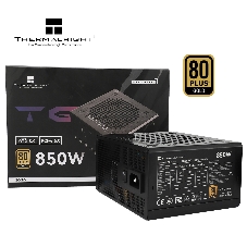 Блок питания Thermalright, 850W 80+ Gold (ATX, 3.0, PCIe 5.0, Non-modular, 1x24(20+4)pin, 1xCPU 8(4+4)pin, 2xPCIe*2 8(6+2)pin, 5xSATA3, 1x12+4pin (12VHPWR PCIe 5.0 12+4pin 600mm), 3xMOLEX4pin, Active, 120x120мм, 150x140x86mm, APFC, black)
