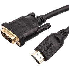 Кабель HDMI AM/DVI(24+1)M, 1.8м, CU, 1080P@60Hz, 2F, VCOM CG484GD-1.8M