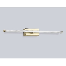 Настенный светодиодный светильник Ambrella light FL6114 GD золото 9W 3000K-6400K 410*45*80