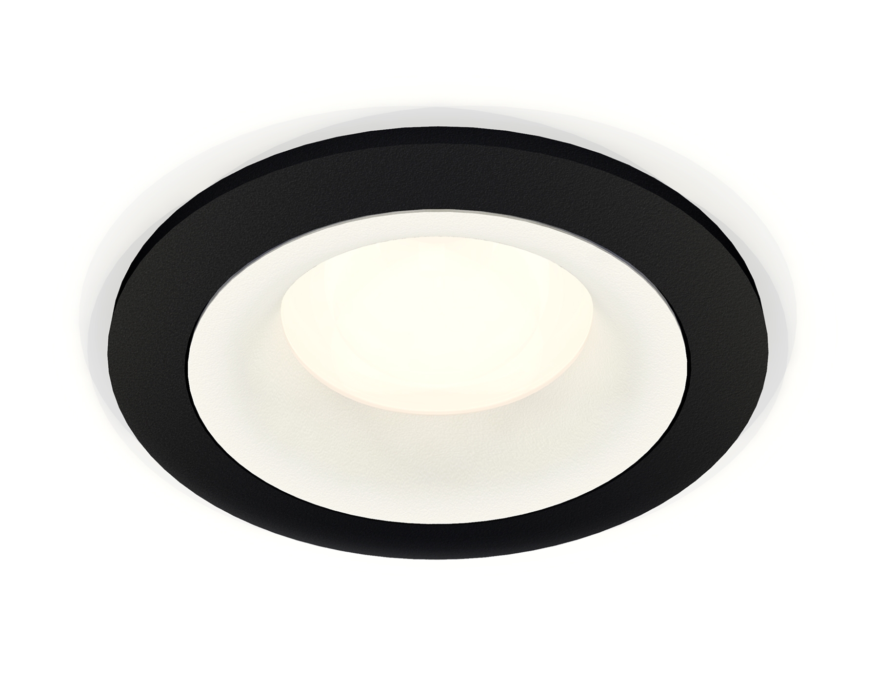 Комплект встраиваемого светильника Ambrella light XC7622001 SBK/SWH черный песок/белый песок MR16 GU5.3 (C7622, N7010)