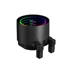 Система жидкостного охлаждения PCCOOLER DA240 V2, 240 мм, 2x120 мм, ARGB, 270 Вт