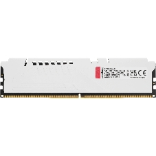 Оперативная память Kingston Fury Beast, DDR5, 16Gb (1x16GB), 5600MHz, CL40, DIMM, радиатор, белый