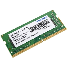 Оперативная память Patriot, DDR4, 8GB (1x8 GB), 2400 MHz, CL17, SO-DIMM