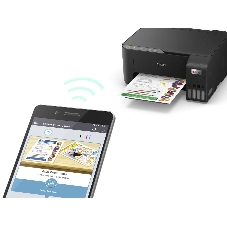 МФУ струйное Epson L3250 (C11CJ67412/C11CJ67418/C11CJ67405/C11CJ67408/C11CJ67503/C11CJ67508/C11CJ67523), A4, цветное, печ. до 33 стр/мин. (ч/б) до 15 стр/мин. (цвет), скан. до 11 стр/мин. (ч/б) 28 стр/мин. (цвет), 1440 x 5760 dpi (печать) 1200x2400dpi (скан.), USB, Wi-Fi