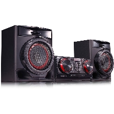 Мини-аудиосистема LG CJ44 черный 480Вт FM USB BT