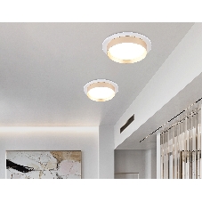 Светильник Ambrella light TN5226 WH/GD белый/золото GX53 max 12W D110*35