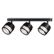 Светильник Ambrella light TN71168/3 BK черный GX53/3 400*100*125