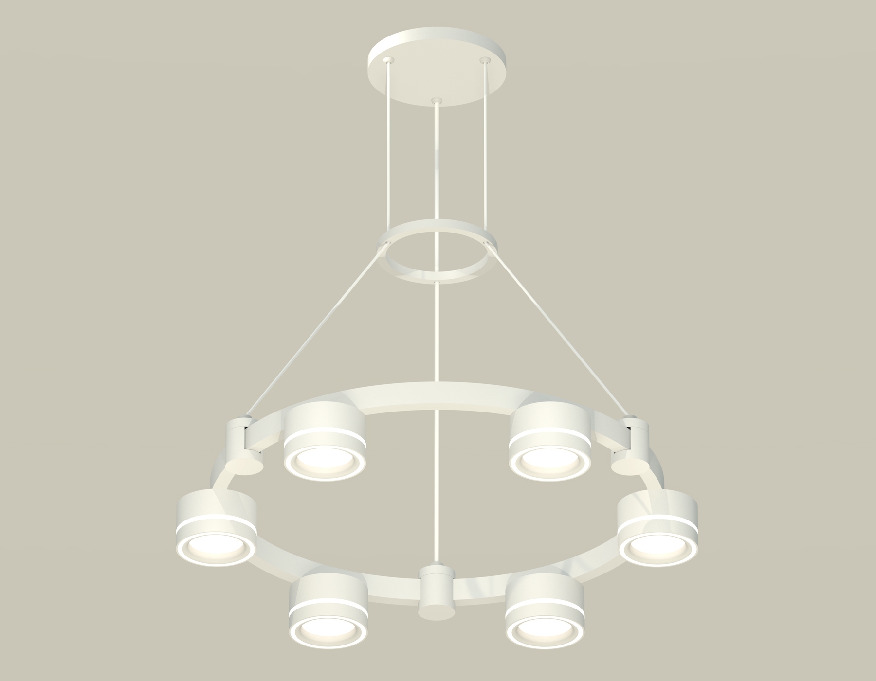 Светильник Ambrella light XR92031201/6 SWH/FR белый песок/белый матовый GX53 (A9203, C9231, N8433)