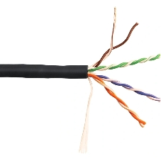 Кабель информационный Lanmaster LAN-5EUTP-PT-LSZH-BK cat.5e UTP 4 пары 24AWG LSZH внутренний 305м черный