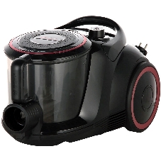 Пылесос Bosch BGS41POW1 черный/красный, 350/700 Вт, уборка сухая, пылесборник контейнер 2.4 л
